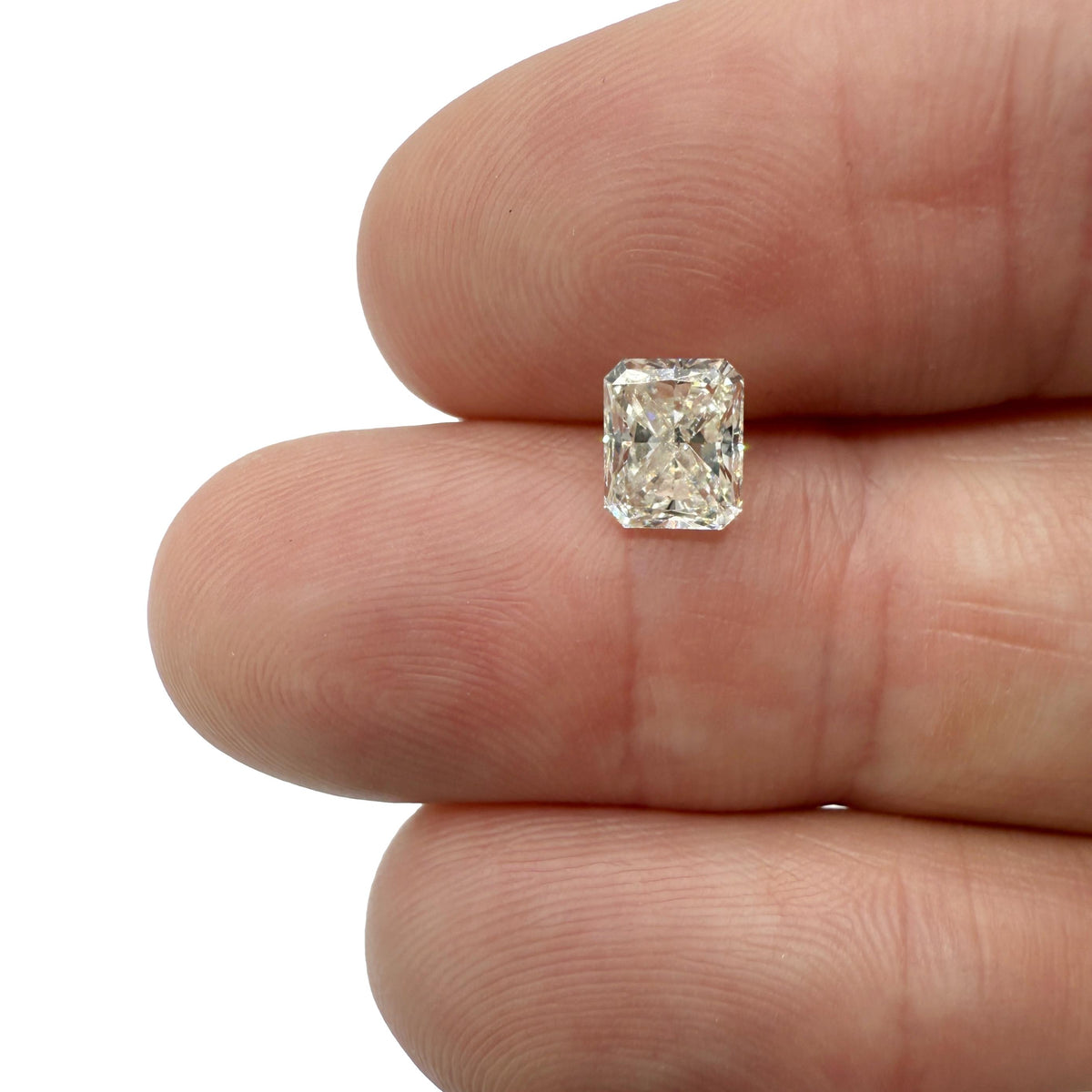 1.20ct | L/SI1 Radiant Shape Brilliant Cut Diamond (GIA) - Modern Rustic Diamond