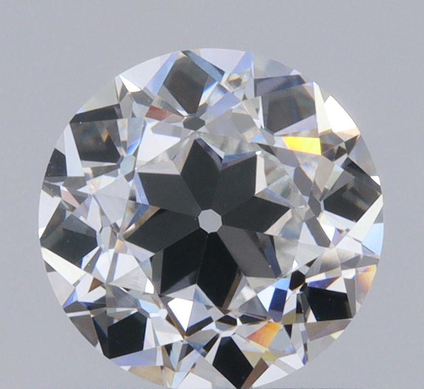 1.00ct | E/VS1 Round Shape Old European Cut Diamond (GIA) - Modern Rustic Diamond