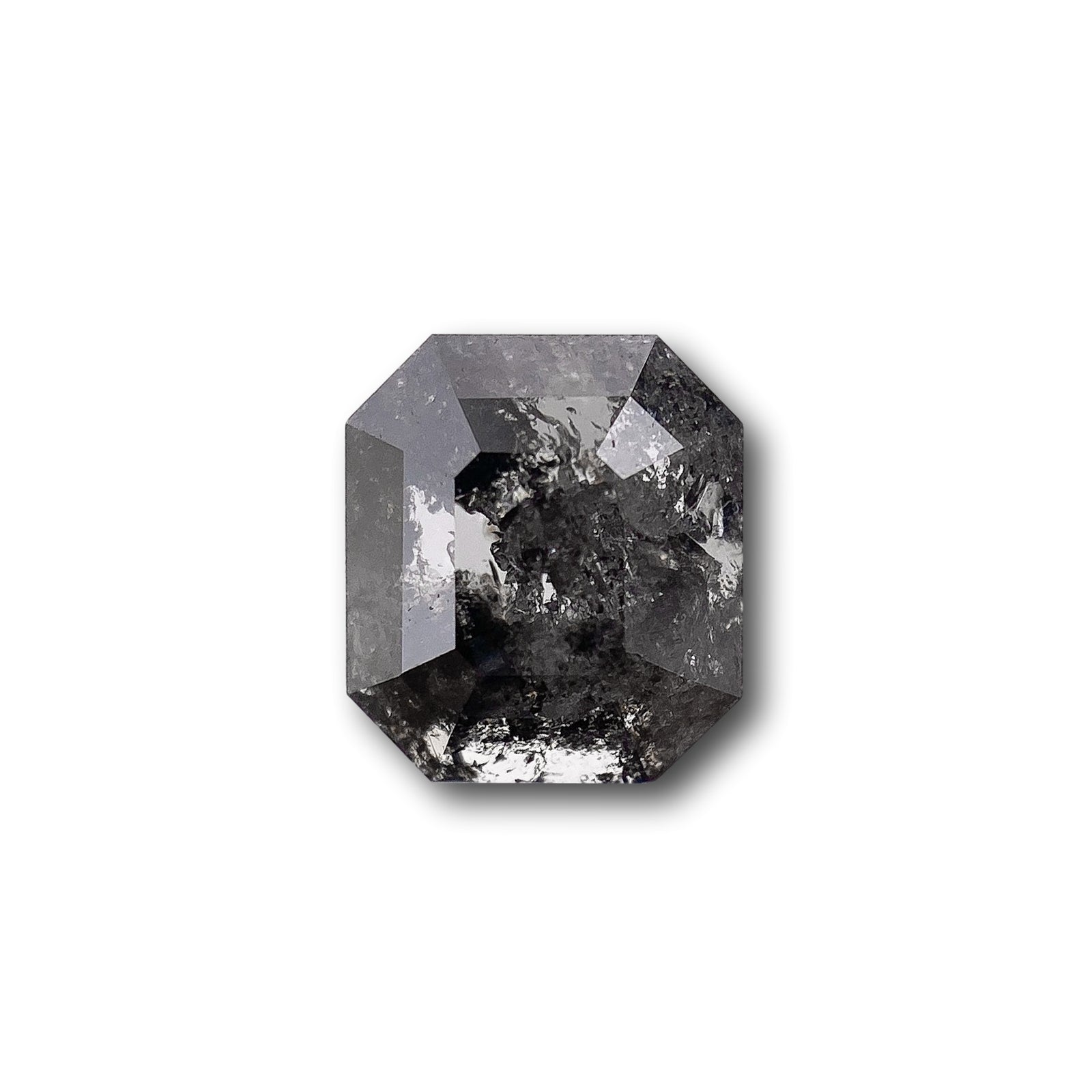 0.97ct | Rustic  Asscher Shape Step Cut Diamond - Modern Rustic Diamond