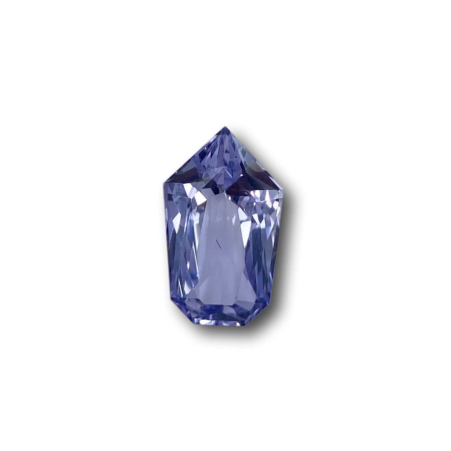 1.96ct | Brilliant Cut Shield Shape Blue Sapphire-Modern Rustic Diamond