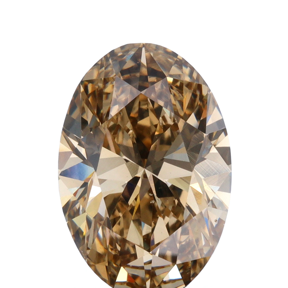 1.69ct | Champagne SI1 Oval Shape Brilliant Cut Diamond (GIA) - Modern Rustic Diamond