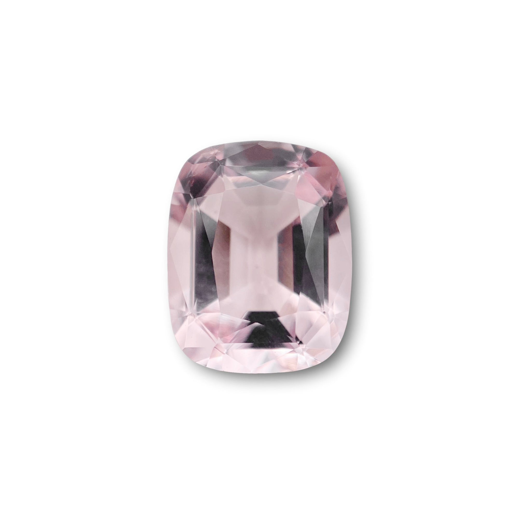 2.78ct |  Cushion Shape Step Cut Morganite - Modern Rustic Diamond