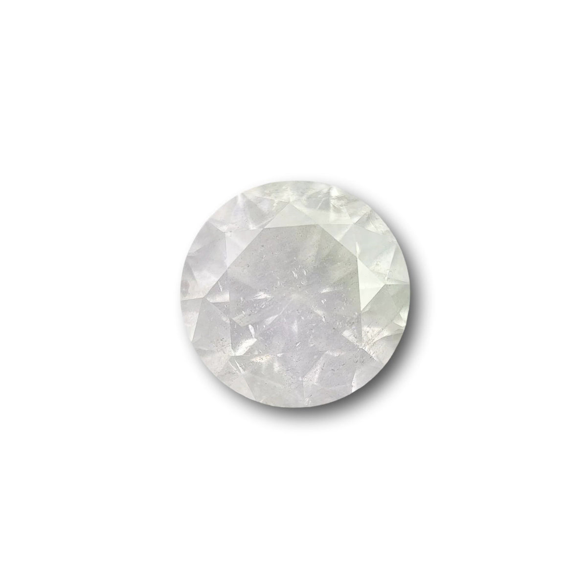 1.10ct | Salt &amp; Pepper Round Shape Brilliant Cut Diamond - Modern Rustic Diamond