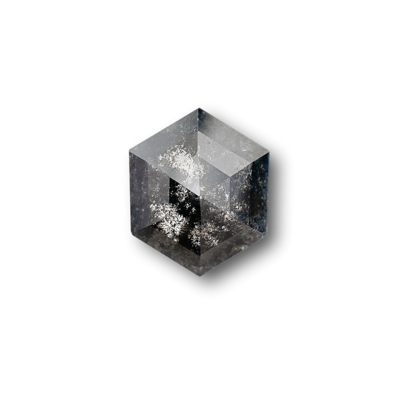 1.23ct | Rustic  Hexagon Shape Step Cut Diamond - Modern Rustic Diamond
