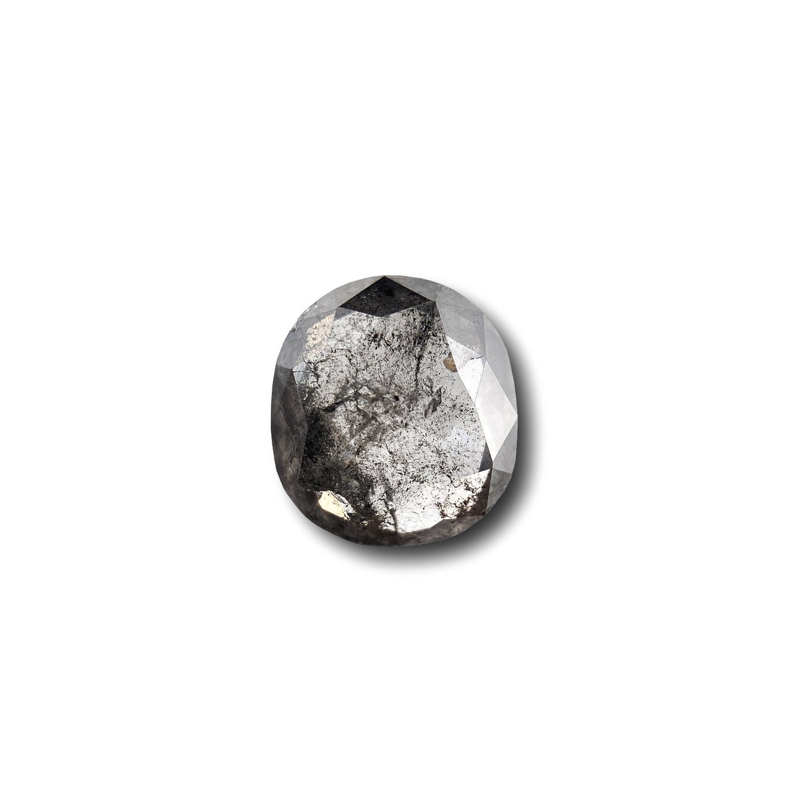 0.82ct | Rustic  Cushion Shape Rose Cut Diamond - Modern Rustic Diamond