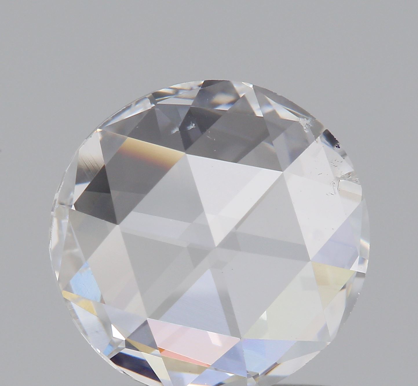 1.07ct | F/SI1 Round Shape Rose Cut Diamond (GIA) - Modern Rustic Diamond