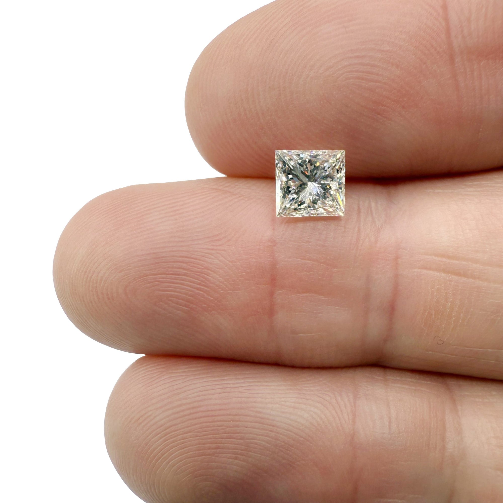 1.01ct | K/VS1 Princess Shape Brilliant Cut Diamond (GIA) - Modern Rustic Diamond