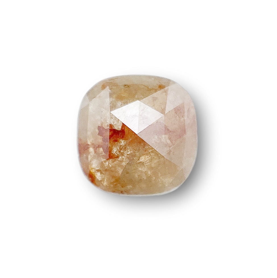 0.59ct | Rstc/ Cushion Shape Rose Cut Diamond - Modern Rustic Diamond