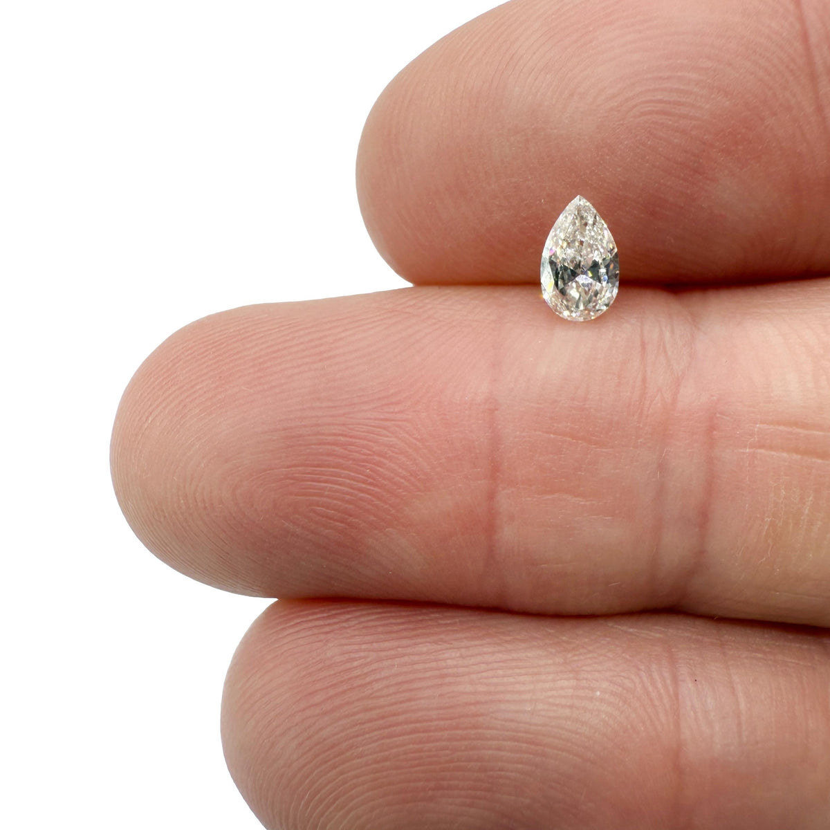 0.30ct | I/VVS1 Pear Shape Brilliant Cut Diamond (GIA) - Modern Rustic Diamond