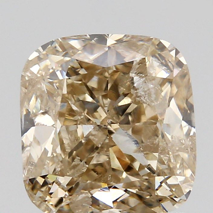 1.27ct | Champagne SI Cushion Shape Brilliant Cut Diamond - Modern Rustic Diamond