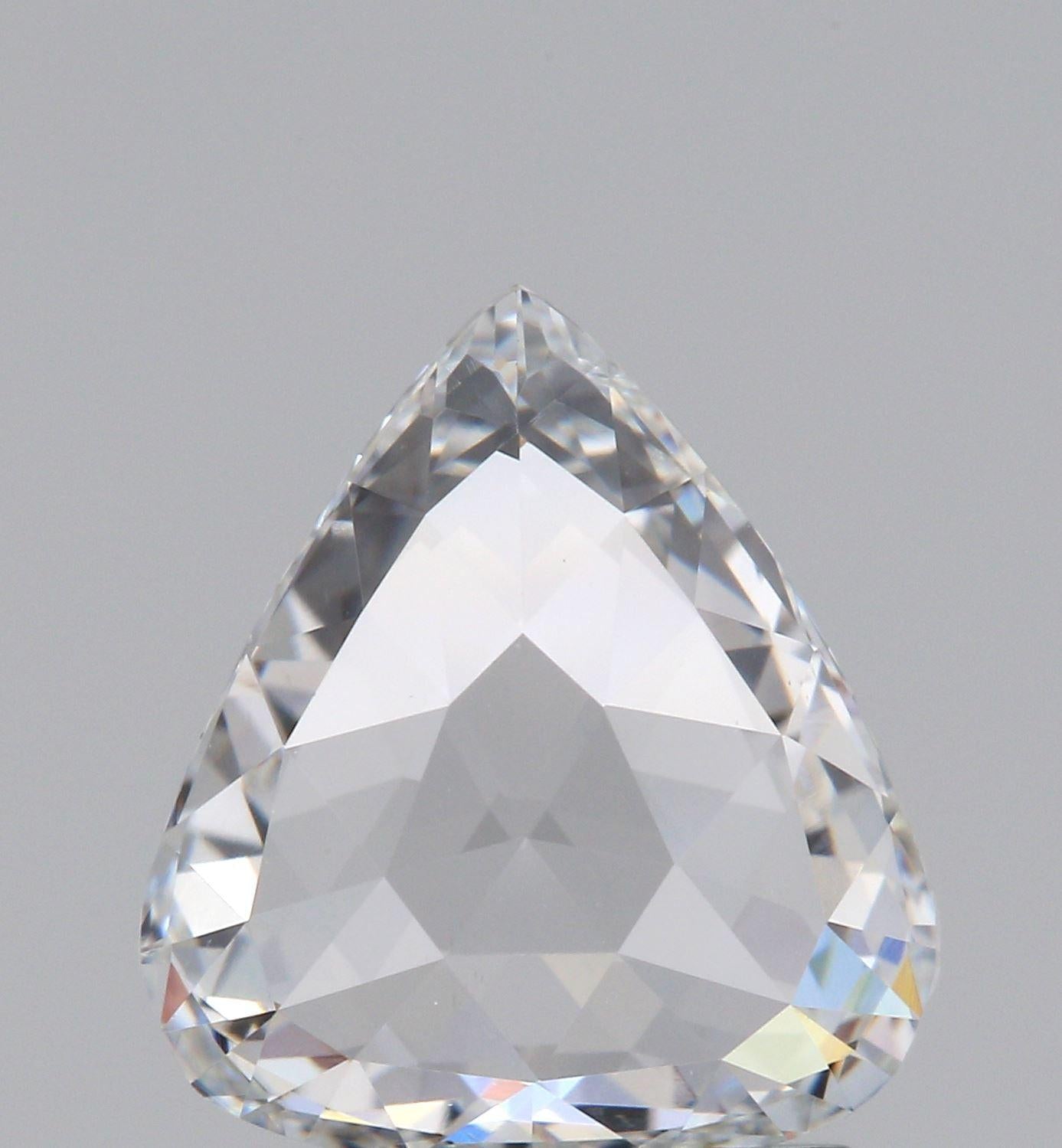 1.16ct | E/VS1 Pear Shape Rose Cut Diamond (GIA) - Modern Rustic Diamond