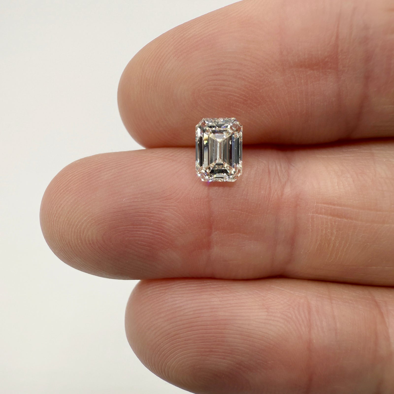 1.22ct | K/VS1 Emerald Shape Brilliant Cut Diamond (GIA) - Modern Rustic Diamond