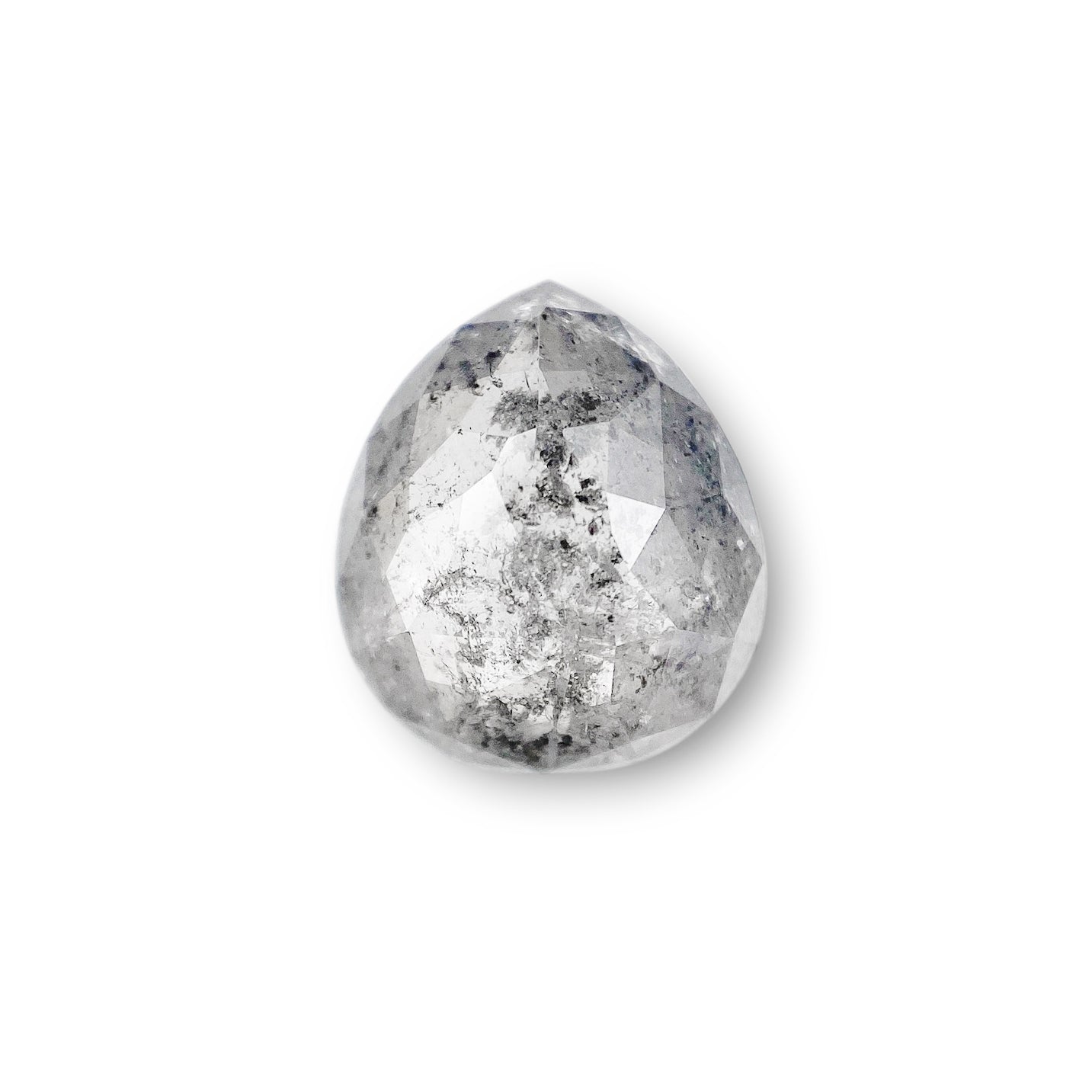 2.19ct | Rustic Pear Shape Rose Cut Diamond - Modern Rustic Diamond