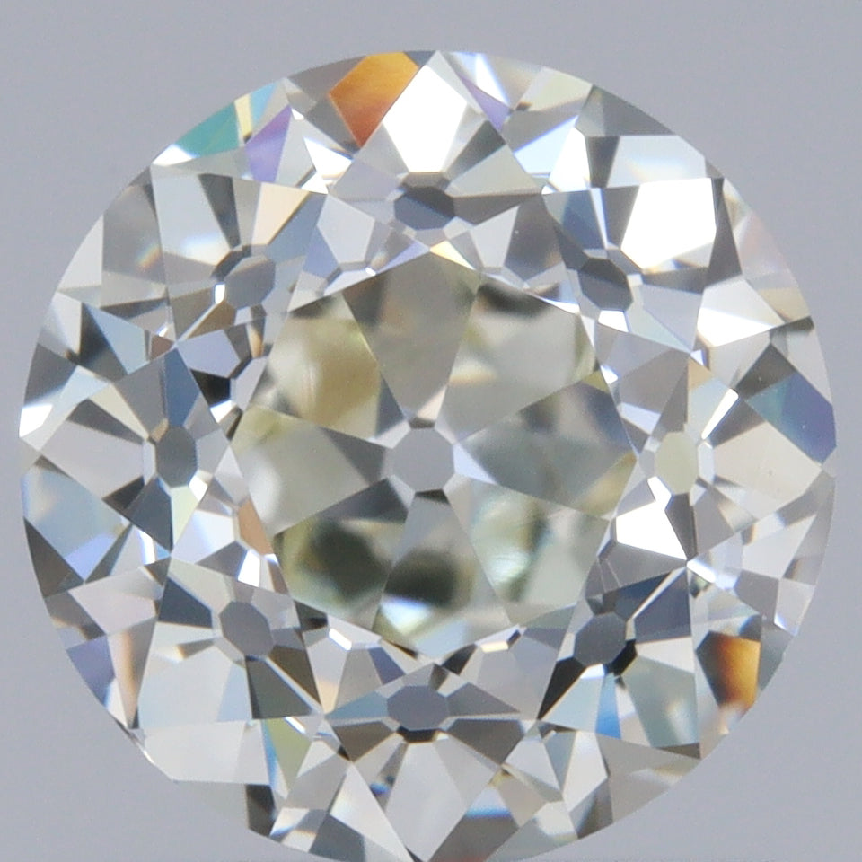 1.38ct | L/VVS2 Round Shape Old European Cut Diamond (GIA) - Modern Rustic Diamond