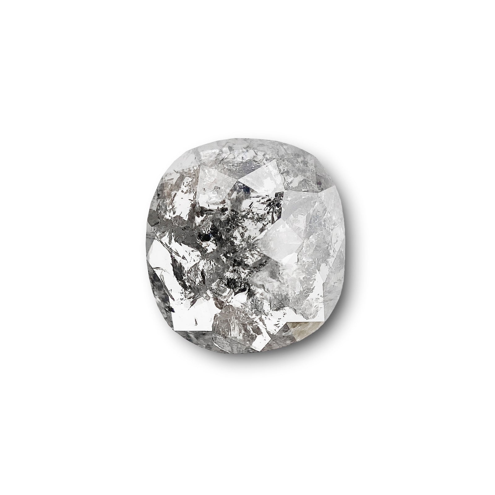 0.99ct | Rustic Cushion Shape Rose Cut Diamond - Modern Rustic Diamond