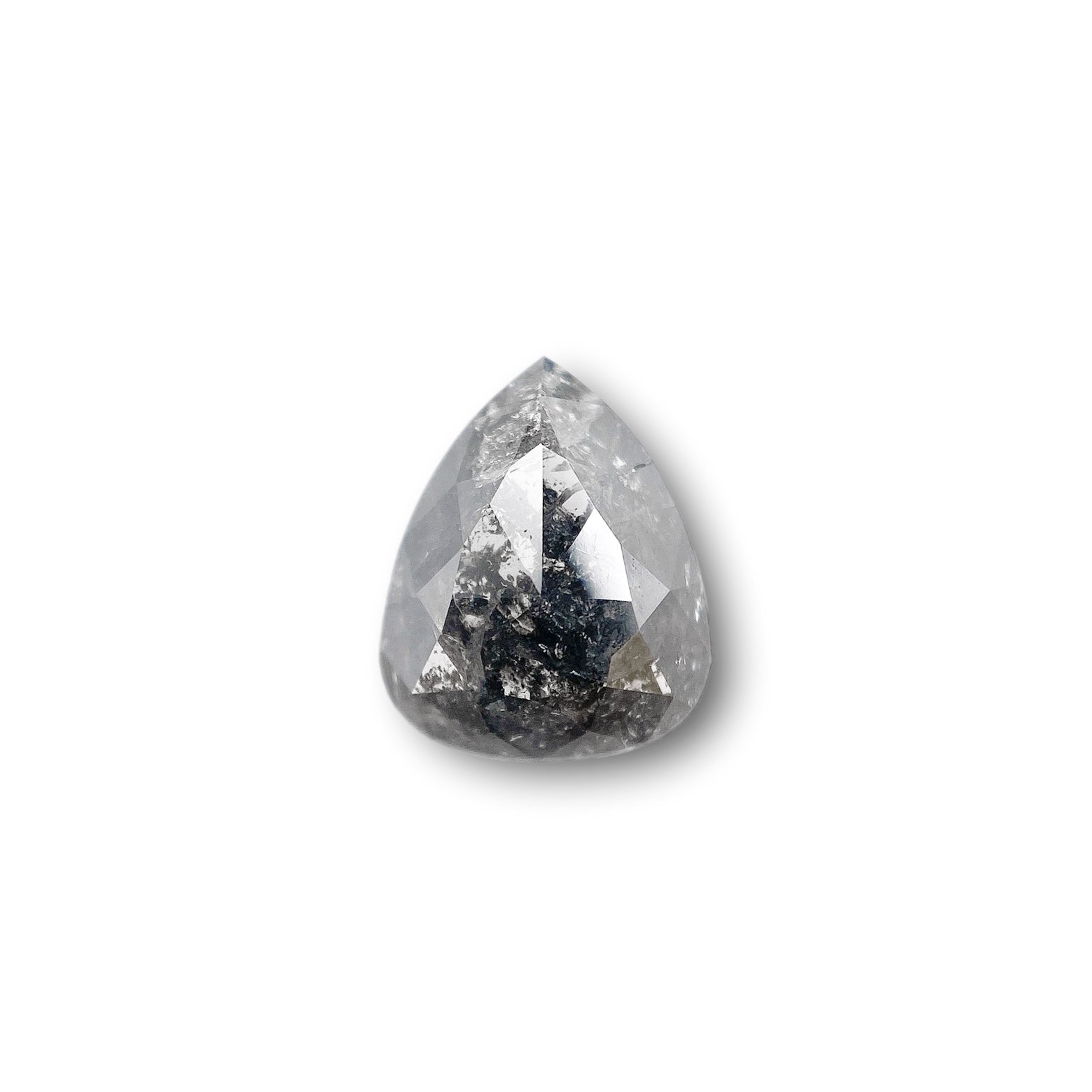 1.39ct | Rustic  Pear Shape Rose Cut Diamond - Modern Rustic Diamond