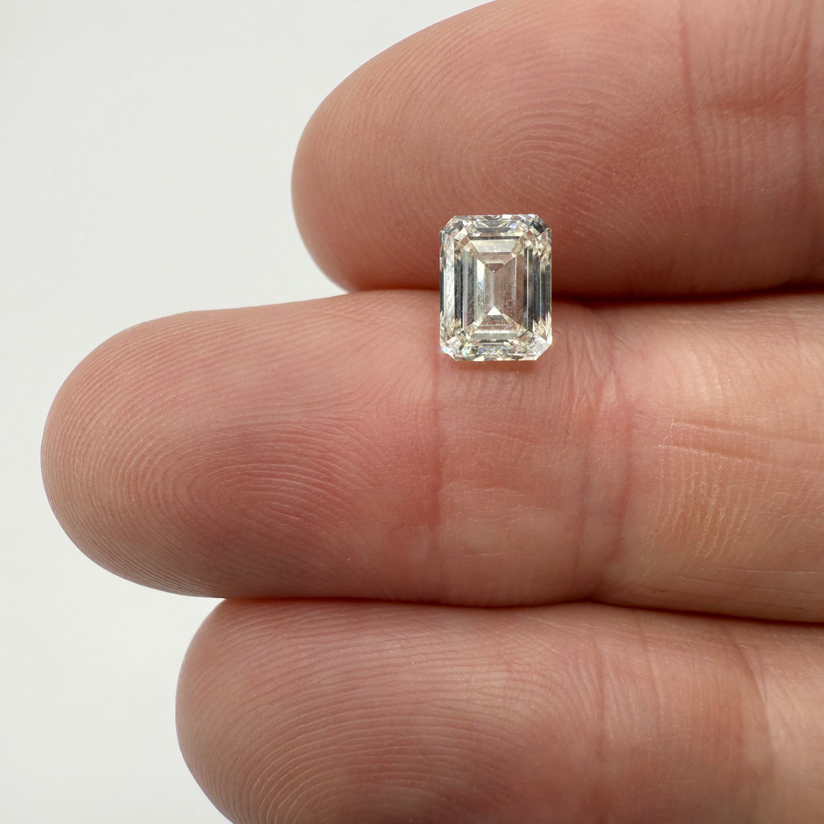 1.60ct | L/VVS2 Emerald Shape Brilliant Cut Diamond (GIA) - Modern Rustic Diamond