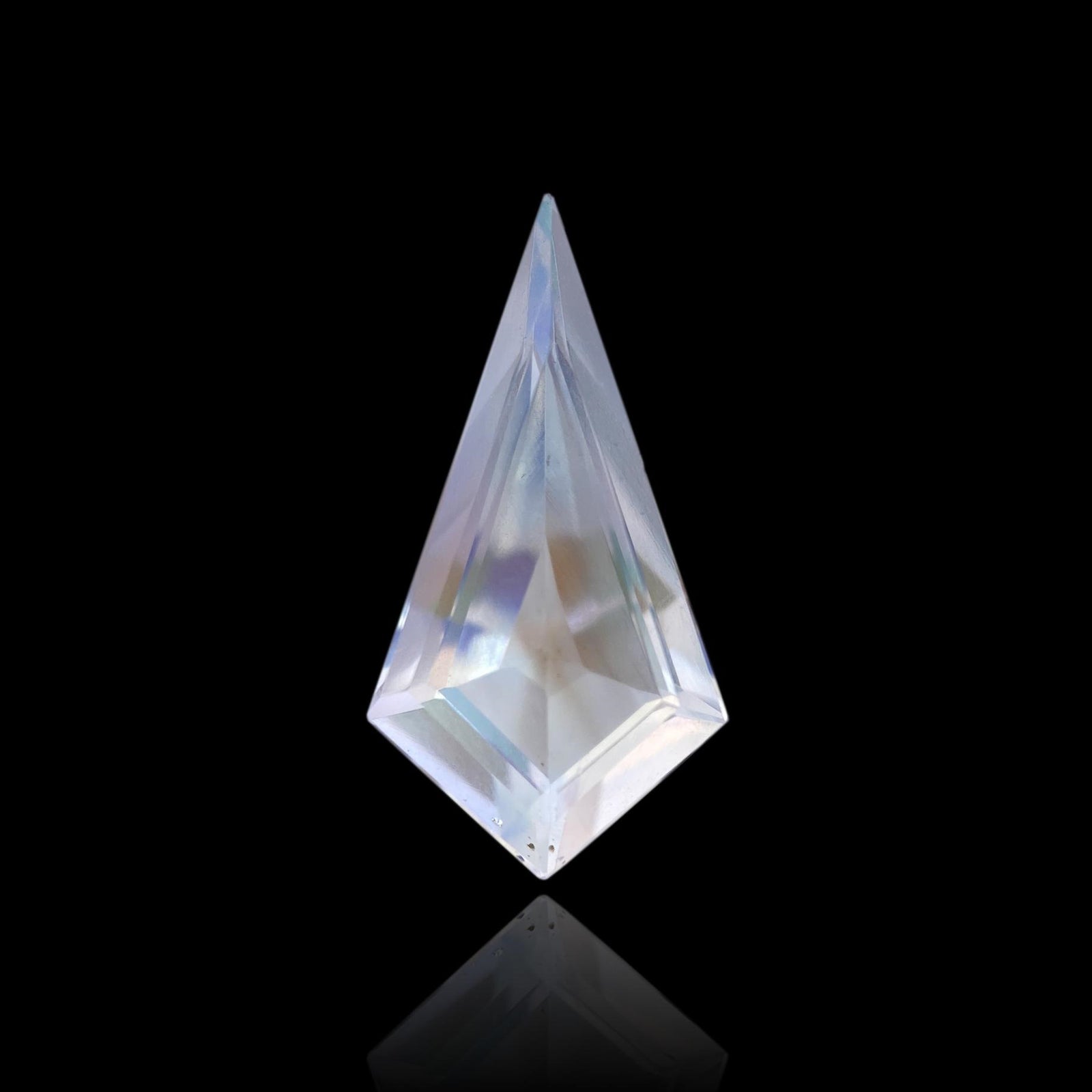 1.93ct |  Kite Shape Step Cut Moonstone - Modern Rustic Diamond