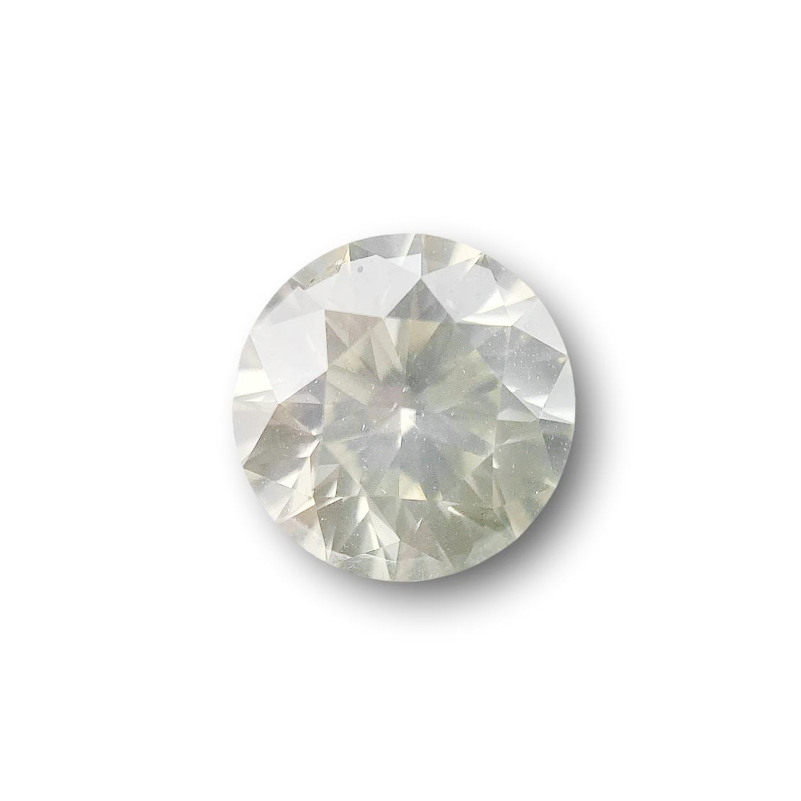1.06ct | Salt & Pepper Round Shape Brilliant Cut Diamond - Modern Rustic Diamond