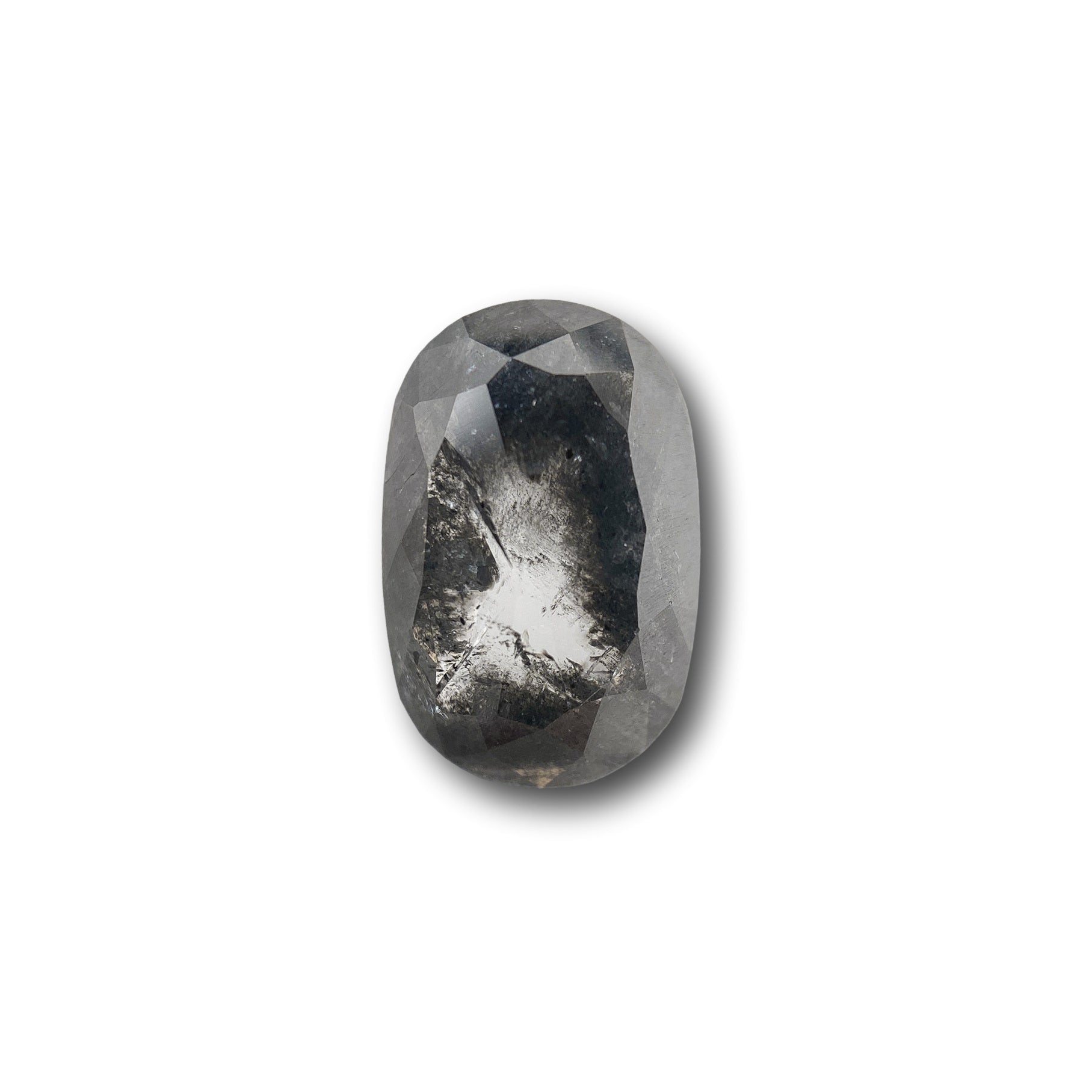2.33ct | Rustic Oval Shape Rose Cut Diamond - Modern Rustic Diamond