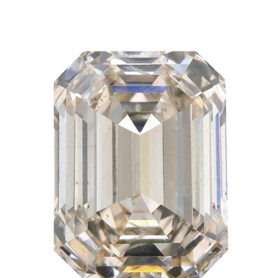 1.03ct | Champagne VS-SI Emerald Shape Step Cut Diamond - Modern Rustic Diamond