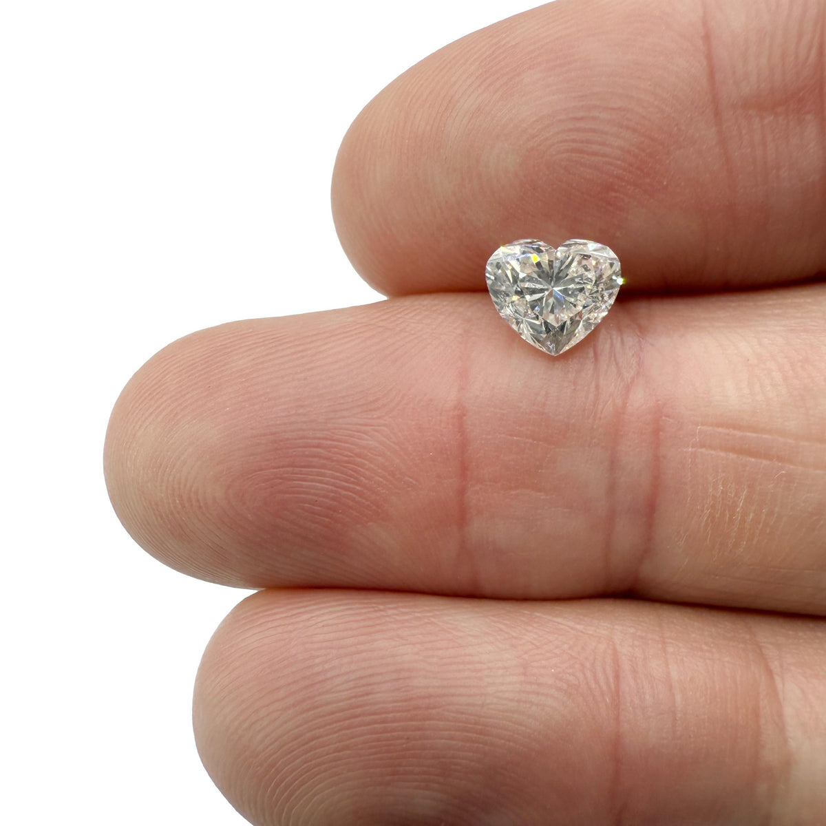 1.50ct | J/SI1 Heart Shape Brilliant Cut Diamond (GIA) - Modern Rustic Diamond