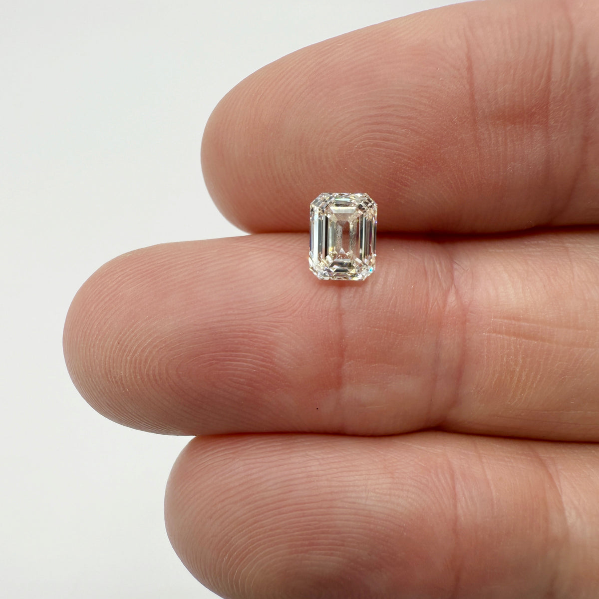 1.20ct | J/VVS2 Emerald Shape Brilliant Cut Diamond (GIA) - Modern Rustic Diamond