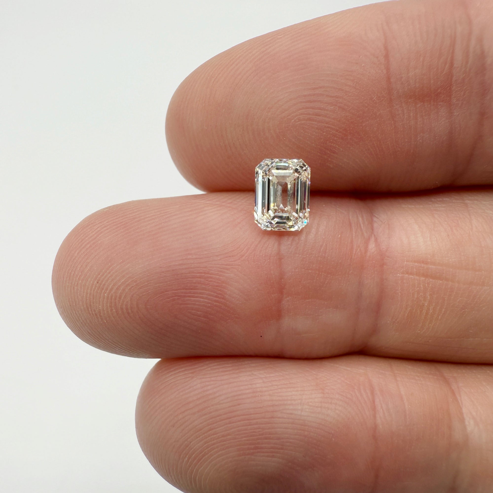 1.20ct | J/VVS2 Emerald Shape Brilliant Cut Diamond (GIA) - Modern Rustic Diamond
