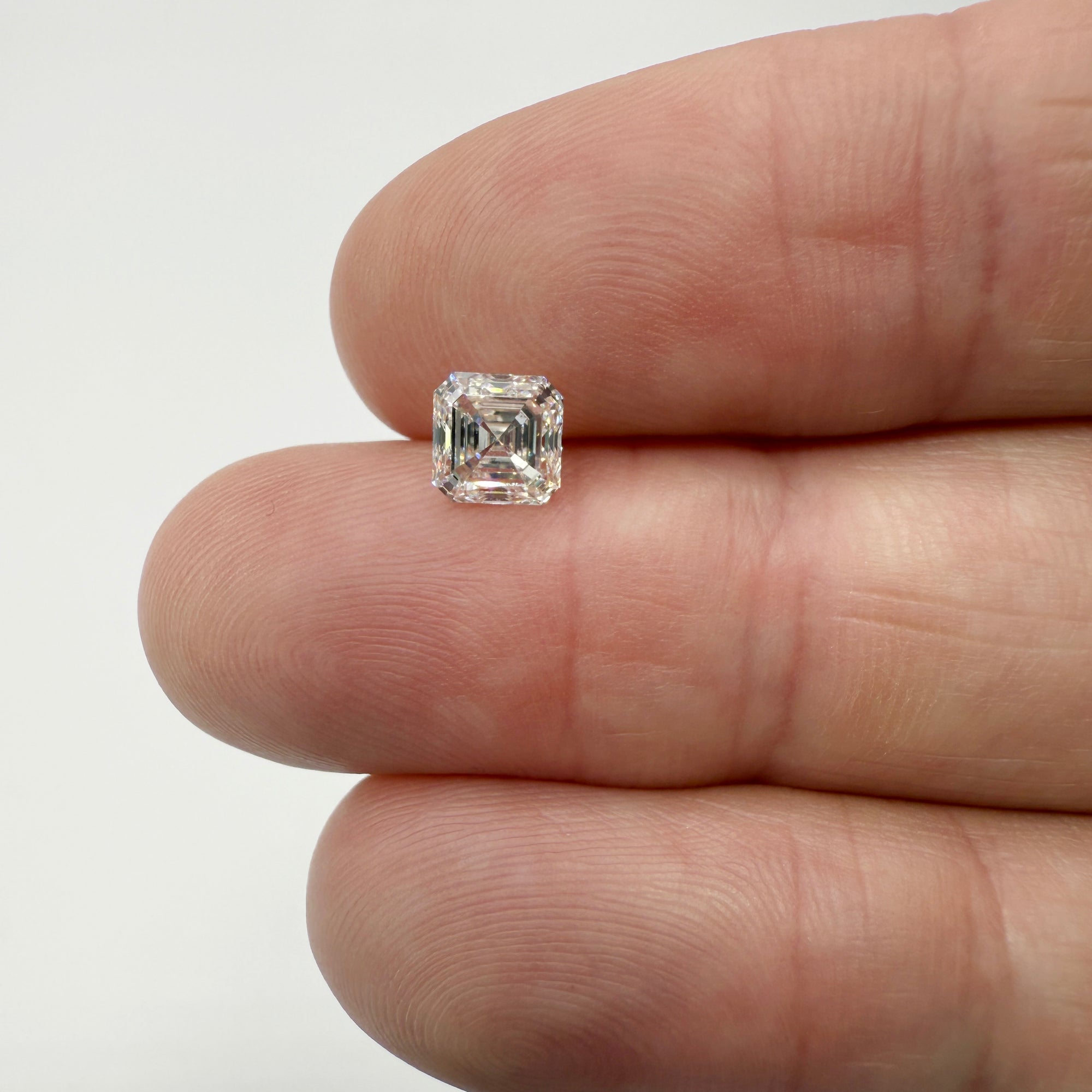 1.30ct | K/VVS2 Asscher Shape Step Cut Diamond (GIA) - Modern Rustic Diamond
