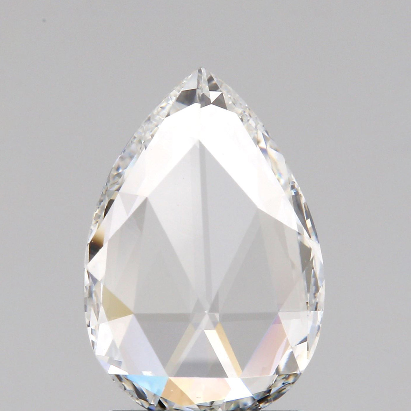 1.02ct | E/VS2 Pear Shape Rose Cut Diamond (GIA) - Modern Rustic Diamond