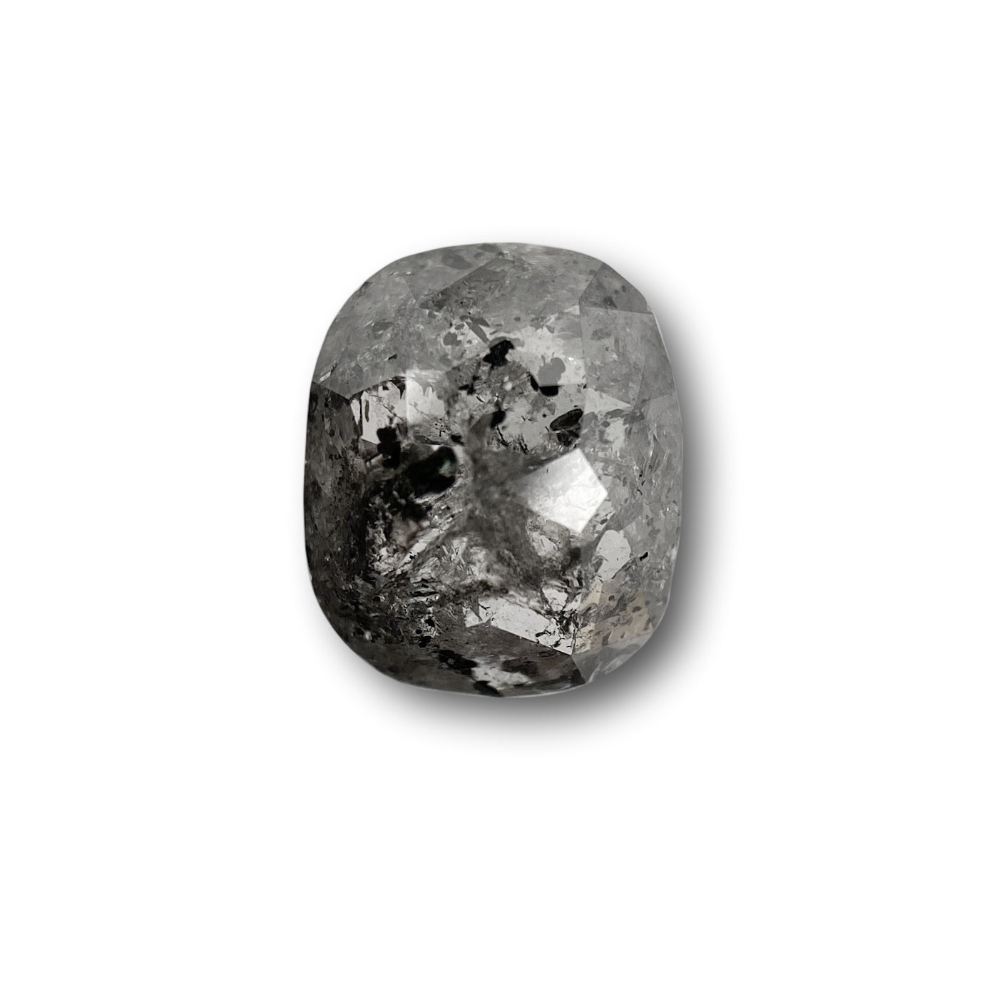 1.28ct | Rustic  Cushion Shape Rose Cut Diamond - Modern Rustic Diamond