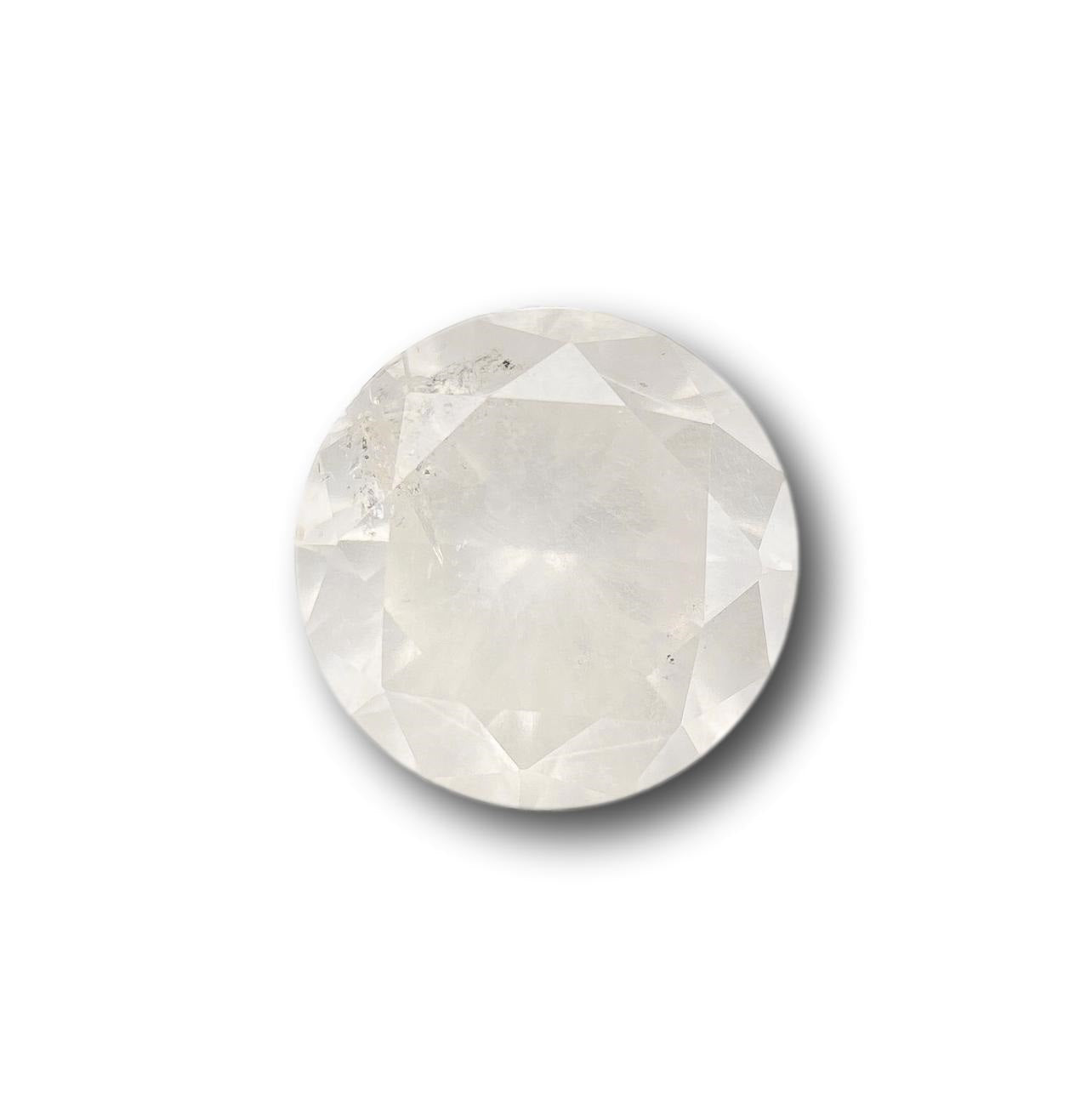 1.19ct | Salt & Pepper Round Shape Brilliant Cut Diamond - Modern Rustic Diamond