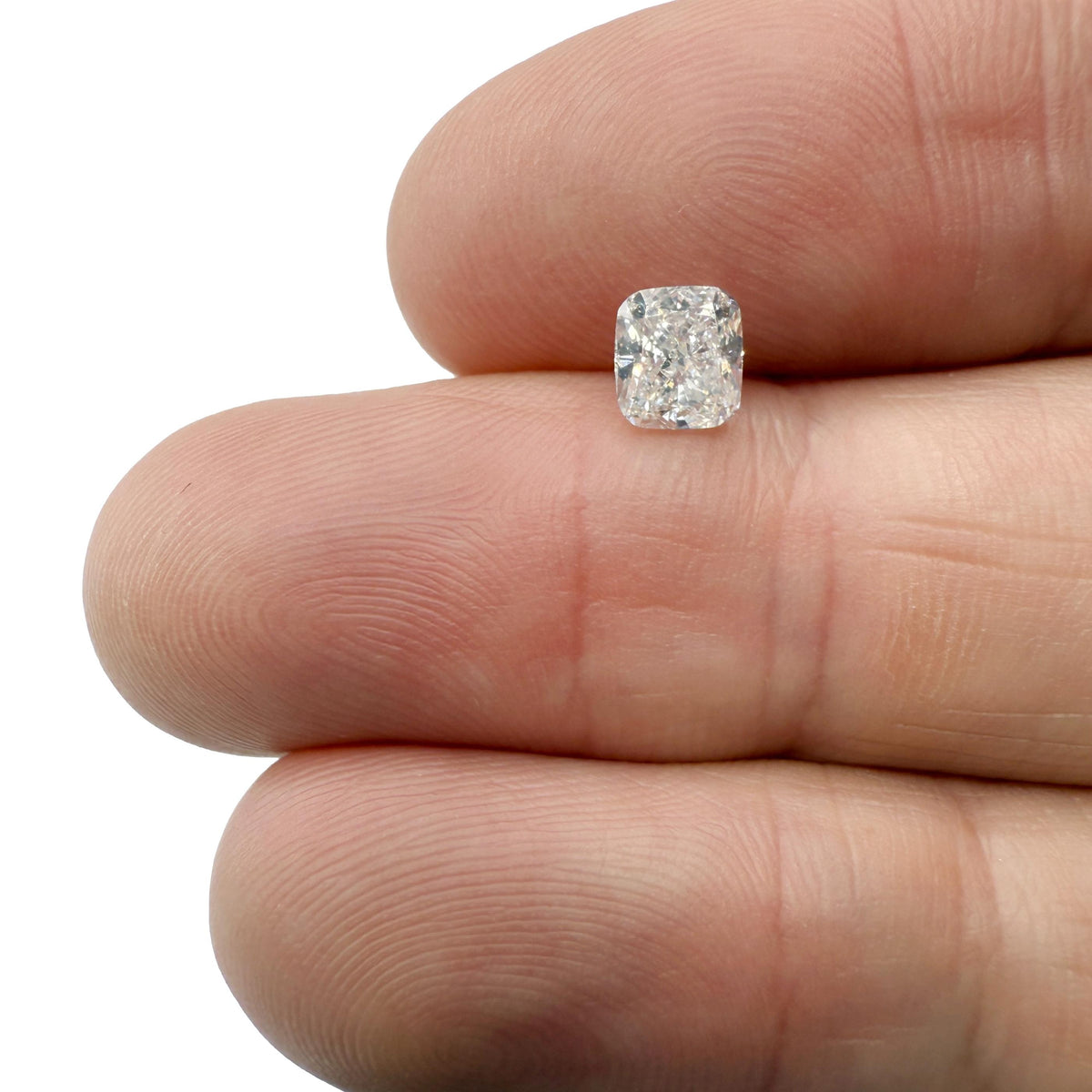 0.91ct | I/SI1 Cushion Shape Brilliant Cut Diamond (GIA) - Modern Rustic Diamond