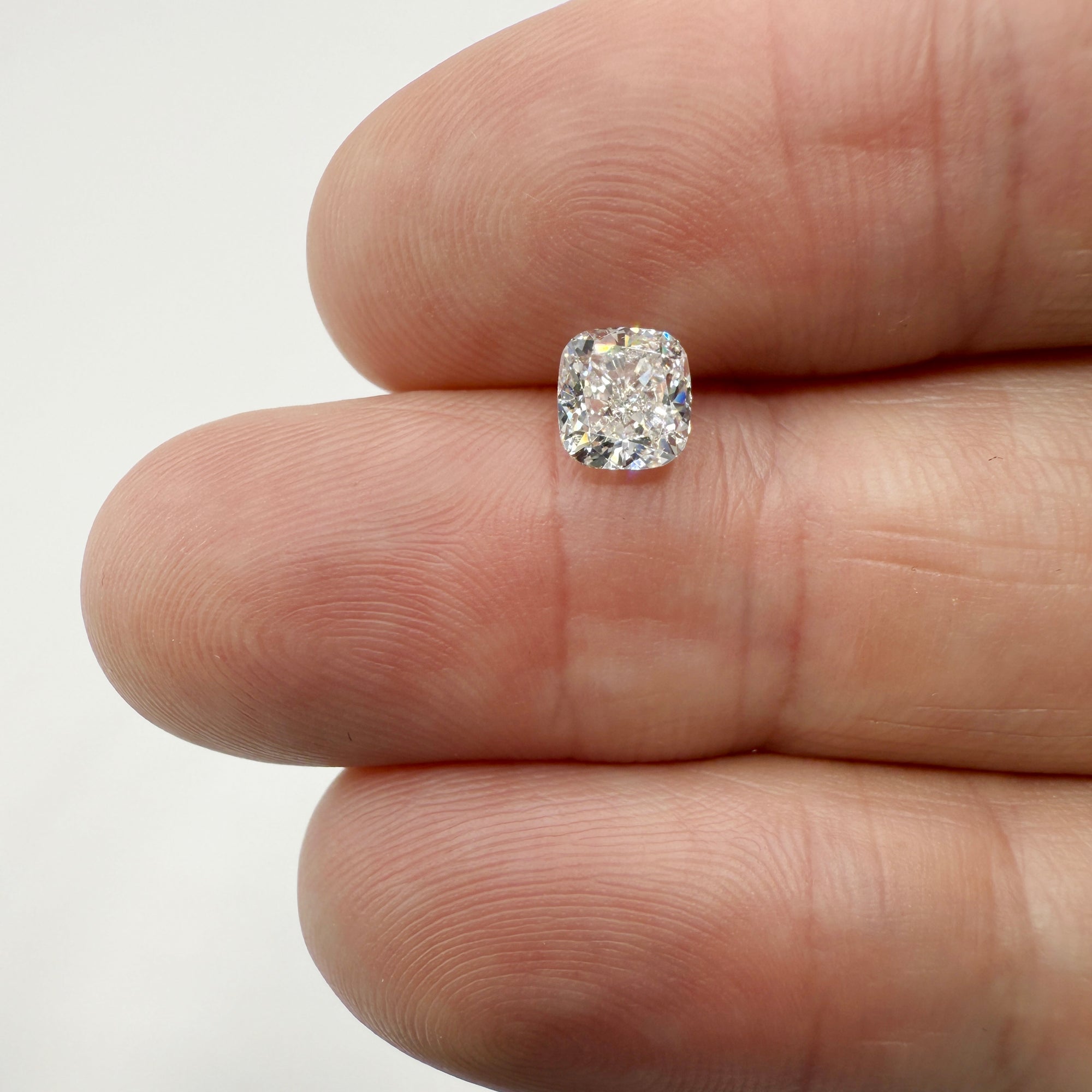 1.00ct | F/VS1 Cushion Shape Brilliant Cut Diamond (GIA) - Modern Rustic Diamond