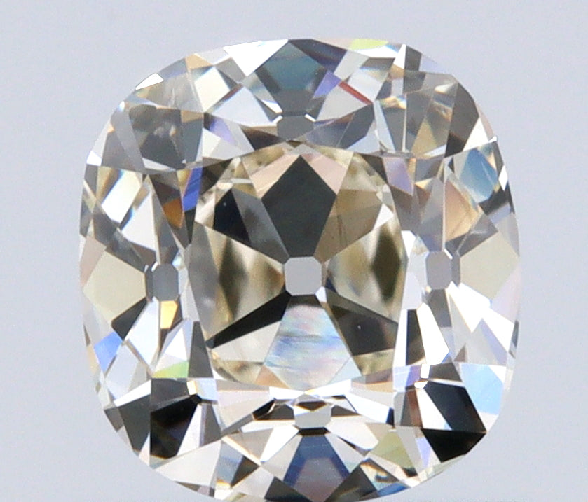 1.01ct | Light Brown VS Cushion Shape Old Mine Cut Diamond - Modern Rustic Diamond