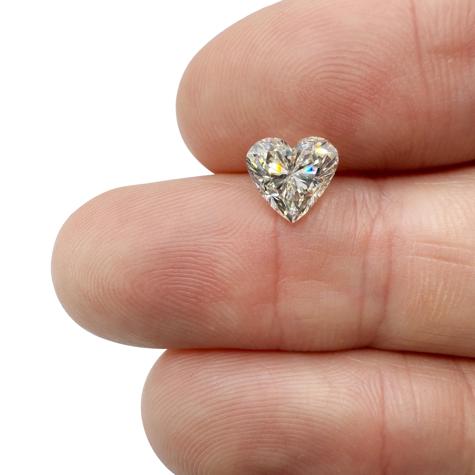 1.60ct | I/VS2 Heart Shape Brilliant Cut Diamond (EGL USA) - Modern Rustic Diamond