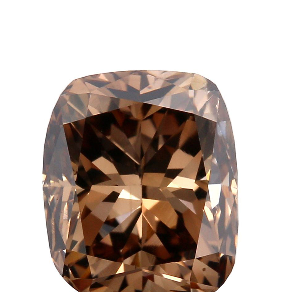 1.03ct | Cognac VS Cushion Shape Brilliant Cut Diamond - Modern Rustic Diamond