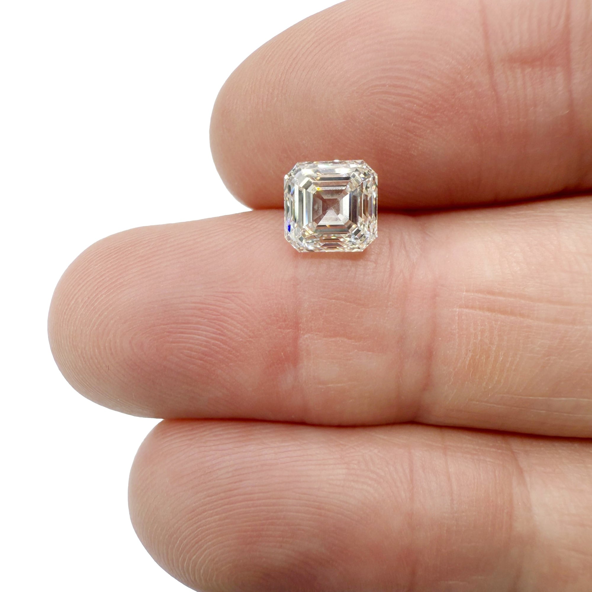 2.01ct | K/VS2 Asscher Shape Step Cut Diamond (GIA) - Modern Rustic Diamond