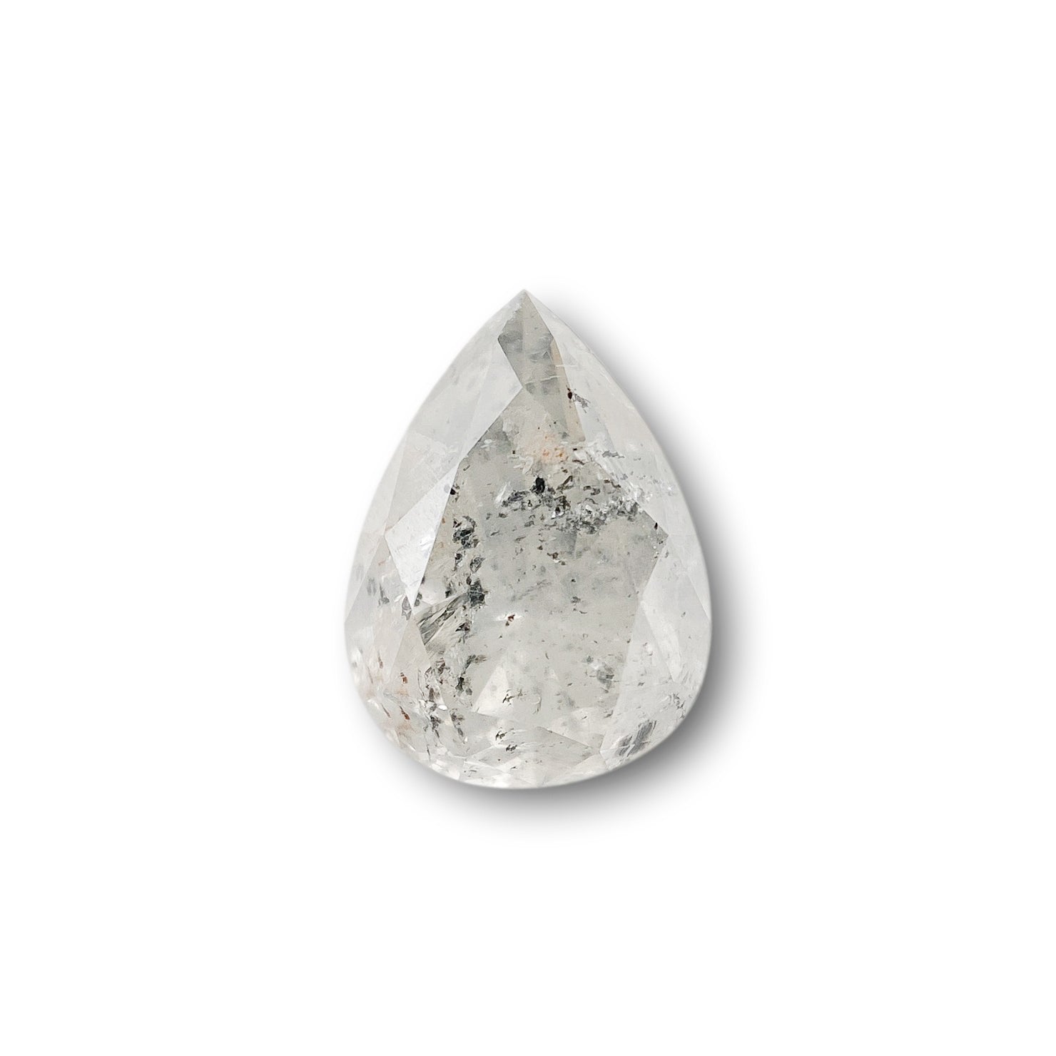 1.79ct | Rustic Pear Shape Brilliant Cut Diamond - Modern Rustic Diamond