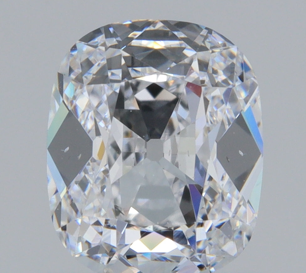 1.07ct | D/VS2 Cushion Shape Old Mine Cut Diamond (GIA) - Modern Rustic Diamond