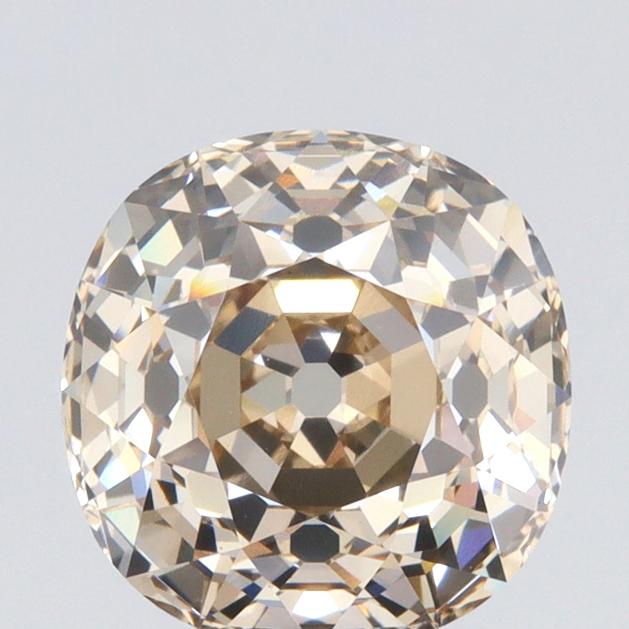 4.17ct | Y-Z/SI1 Cushion Shape Old Mine Cut Diamond (GIA) - Modern Rustic Diamond