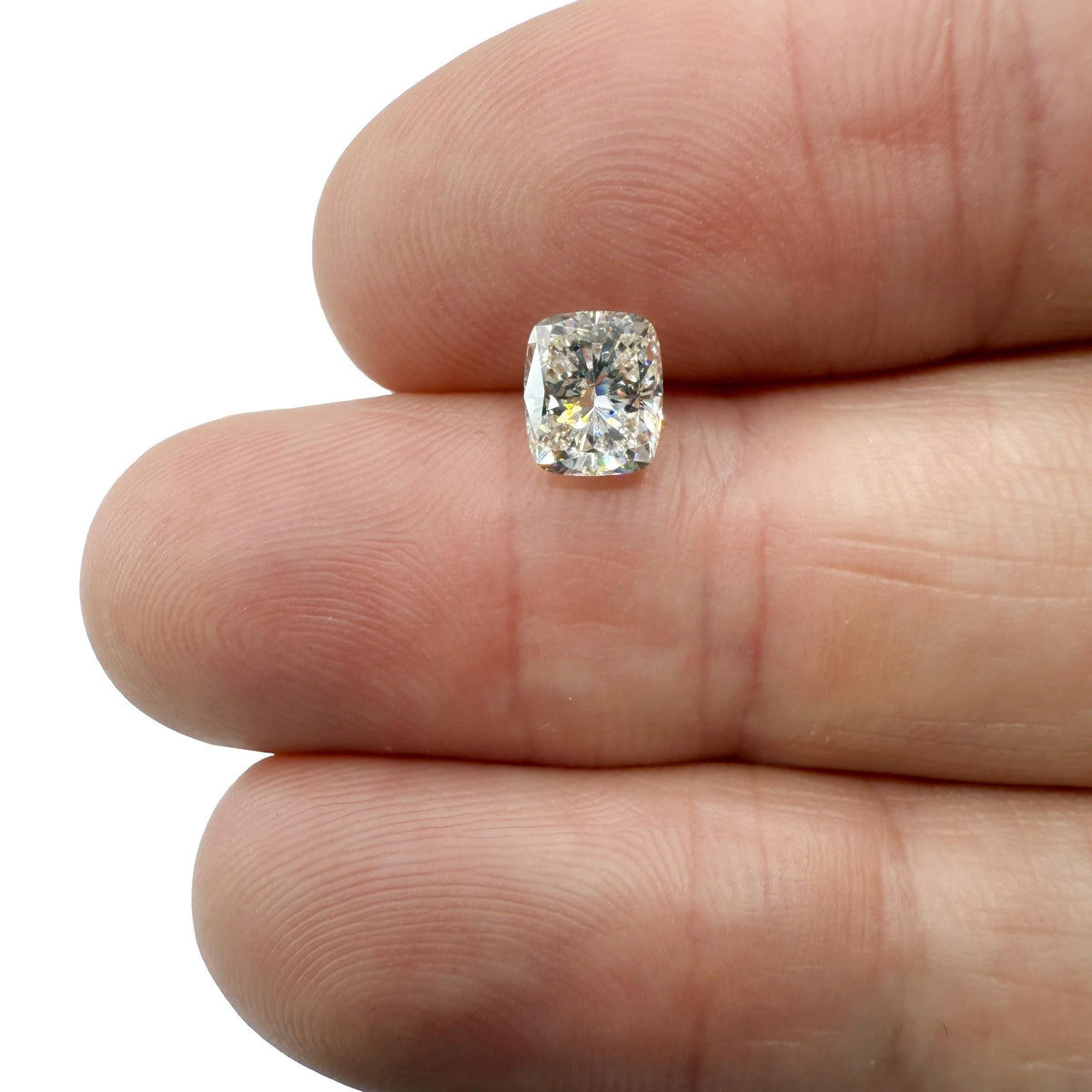 1.02ct | K/I1 Cushion Shape Brilliant Cut Diamond (GIA) - Modern Rustic Diamond