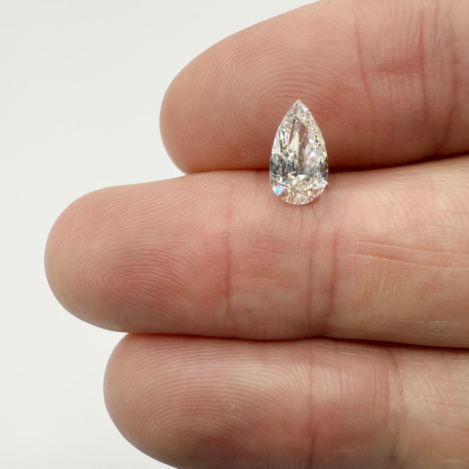 1.30ct | I/VS2 Pear Shape Brilliant Cut Diamond (GIA) - Modern Rustic Diamond