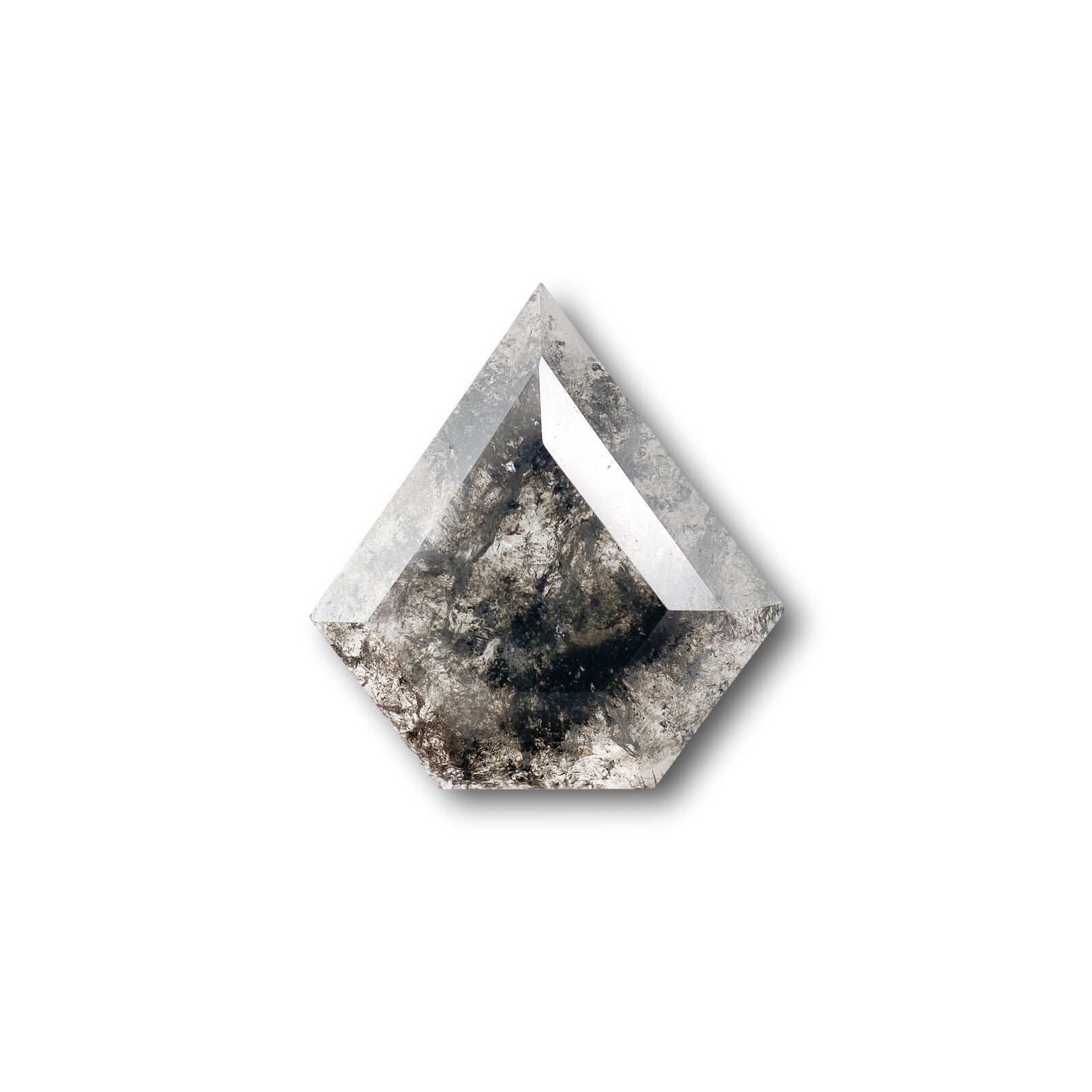 3.18ct | Rustic  Shield Shape Rose Cut Diamond - Modern Rustic Diamond