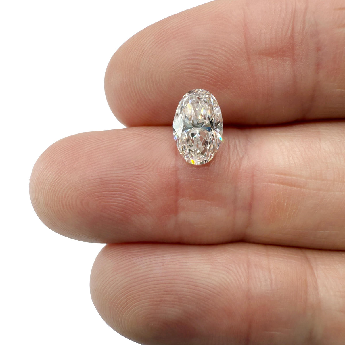 1.01ct | N/VVS1 Oval Shape Brilliant Cut Diamond (GIA) - Modern Rustic Diamond
