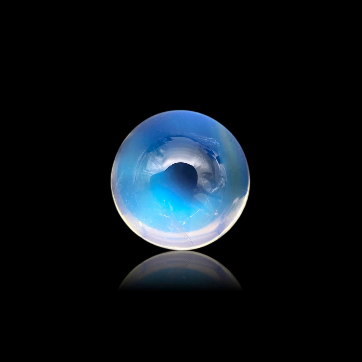 4.50ct |  Round Shape  Moonstone - Modern Rustic Diamond