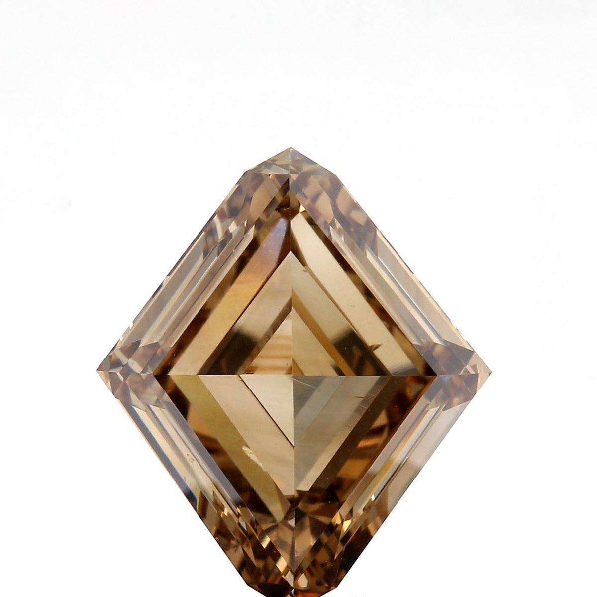 3.25ct | Cognac VS Lozenge Shape Brilliant Cut Diamond - Modern Rustic Diamond