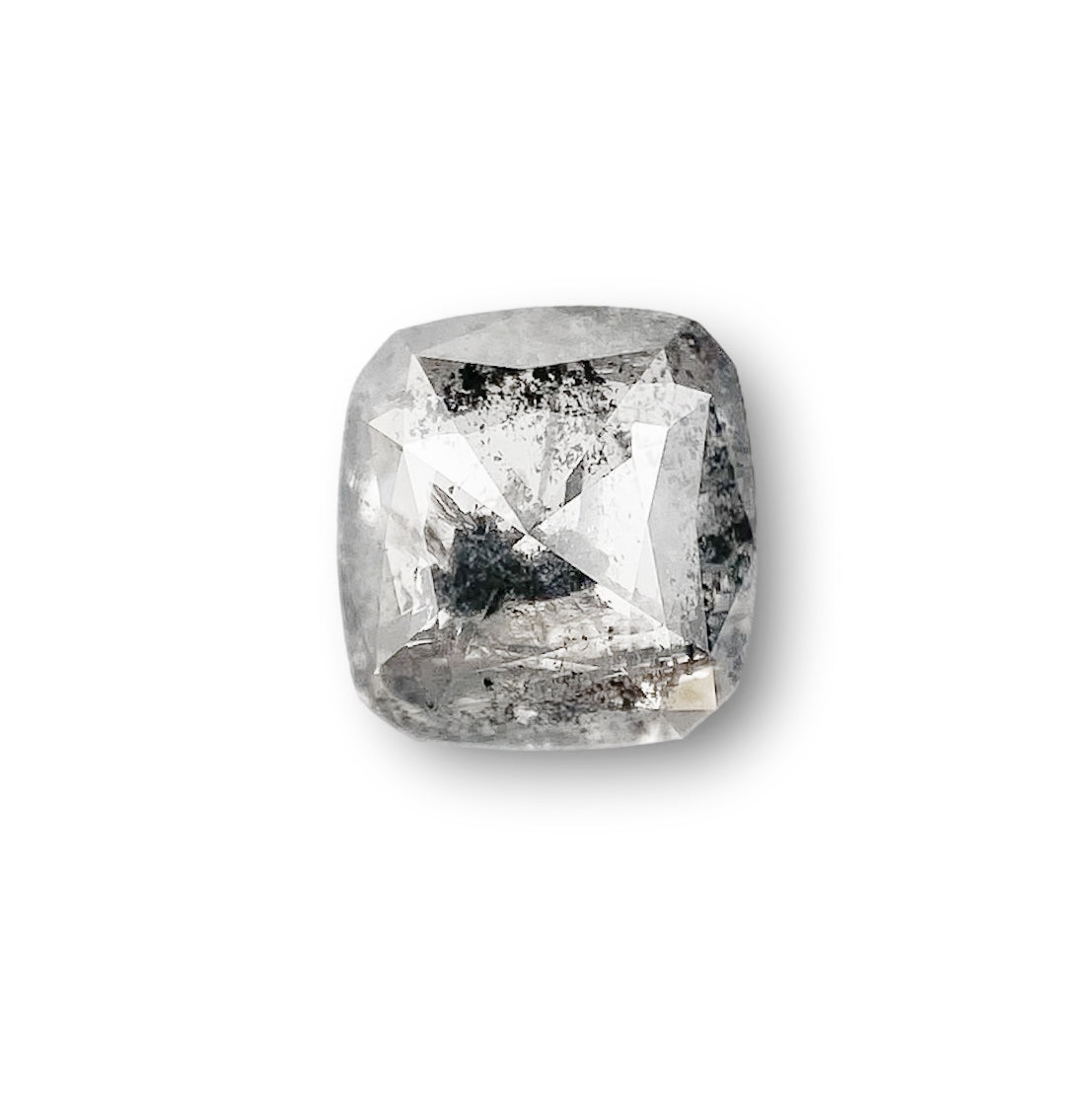 0.94ct | Rustic Cushion Shape Rose Cut Diamond - Modern Rustic Diamond