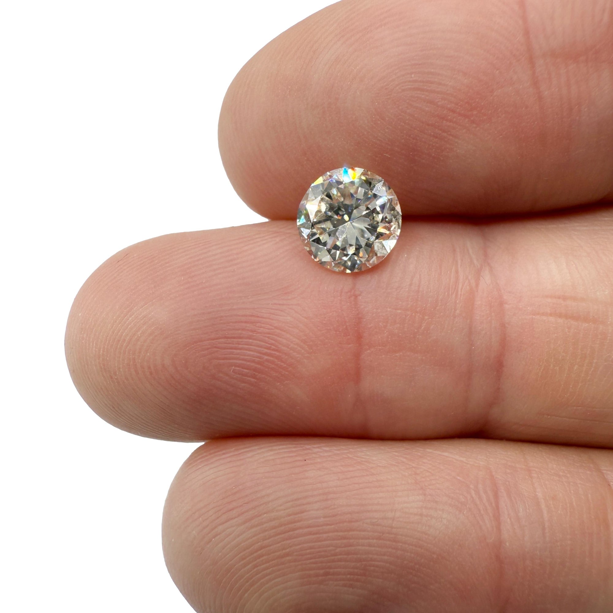 1.51ct | K/SI2 Round Shape Brilliant Cut Diamond (GIA) - Modern Rustic Diamond