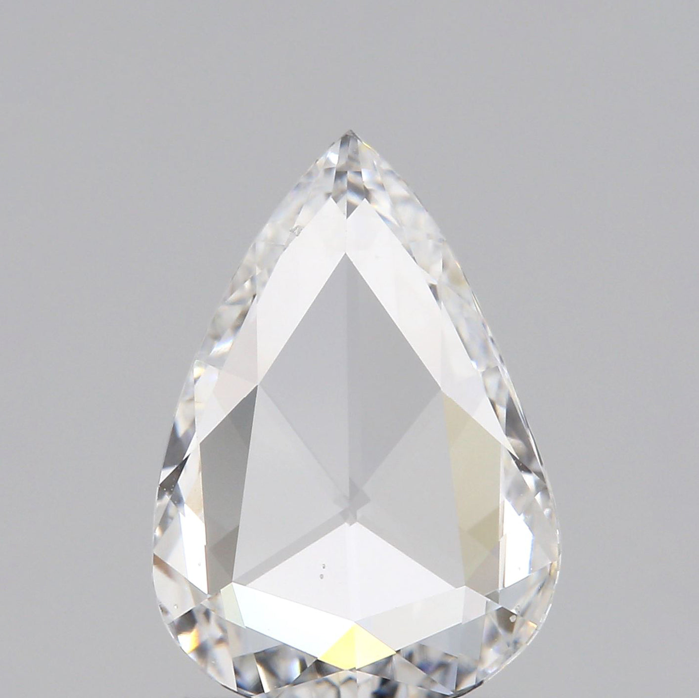 1.01ct | D/VS2 Pear Shape Rose Cut Diamond (GIA) - Modern Rustic Diamond